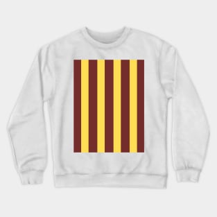 Sheffield United Retro 1982 Away Yellow and Brown Stripes Crewneck Sweatshirt